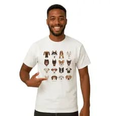 Camiseta Dogs Cachorro Pets 100% Algodão