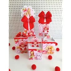 Kit caixas Moranguinho personalizado/ festa Moranguinho