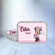 Marmitinha personalizada Minnie Rosa