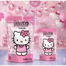 saquinho metalizado Hello kitty personalizado