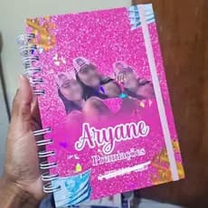Caderno de rifa personalizado dezena e grupo