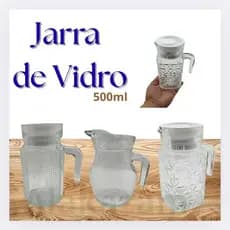 Jarra de Vidro  para Suco e Agua 500 Ml