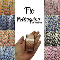 Fio Marroquino 25 Metros – Perfeito para Artesanato e Bijuterias