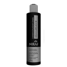 Kit Shampoo + Condicionador Desamarelador Niraj Silver Cinza 200ml Cabelos Grisalhos e Loiros