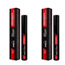 KIT 02 Serúm Crescimento e Fortalecimento Cílios E Sobrancelhas Niraj 8ml