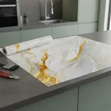 Papel de Parede Adesivo para Quarto Cozinha Sala Autocolante 10 Metros Impermeável Fácil Instalação