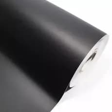 Papel de Parede Adesivo Preto Fosco 5m x 45cm Para Recorte Decal Envelopamento