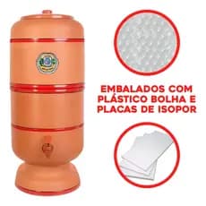 Filtro De Barro Completo Total 4 Litros (2 e 2) com vela torneira tampa e Bóia - DIRETO DE JABOTICABAL/SP!