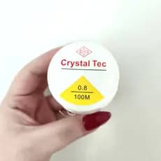 Elástico para Pulseiras 0.8mm Crystal Tec Silicone 100m