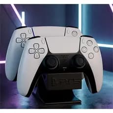 Suporte para 2 Controles PS5 DualSense – Base Gamer Dupla - Moderno