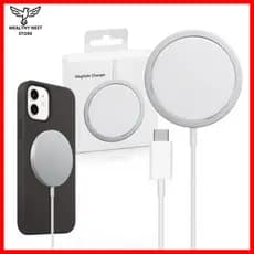 Carregador Magnético Magsafe 15W Com Fio Para Iphone Cabo Tipo C Carregamento Rápido