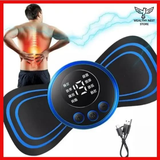 Mini Massageador Elétrico Portátil Cervical Relaxante Alívio Muscular Pescoço - Prático e Confortável