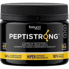 PEPTISTRONG 144G 60 DOSES RECUPERAÇÃO DESENVOLVIMENTO MUSCULAR PEPTIDEOS SUPLEMENTOS S/LACTOSE