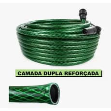 Mangueira de Jardim 10m – Trançada, Reforçada, Kit Completo com Conexões