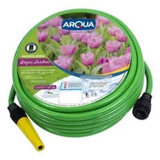 Mangueira de Jardim Arqua Pop Verde 7/16 x 20m com Esguicho e Conexões – Flexível e Durável