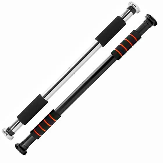 Barra para Flexão Porta Exercícios Treino Regulável 62 A 100 Cm Fixa Crossfit