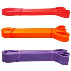 Kit Musculação Crossfit Super Band 3 Intensidade Leve Médio E Forte Elástico