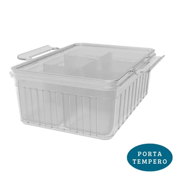 Caixa De Conservação 6 Divisórias Para Geladeira Doméstica