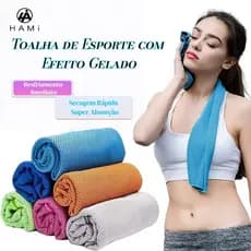 Toalha Esportiva Refrescante – Secagem Rápida, Absorve Suor, Conforto Instantâneo, Academia，Yoga
