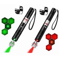 Puntero Láser Rojo Y Verde USB Recargable Para Enseñanza Presentaciones Y Juguetes