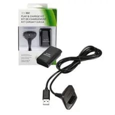 Kit Bateria para Xbox 360 + Carregador de Controle - Mantenha-se no Controle Total