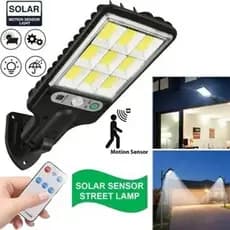 Luz Solar De Rua 21W LED Controle Remoto De Jardim À Prova D'água Indução Automática Com 3 Modos GT