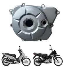 TAMPA LATERAL ESQUERDA MOTOR HONDA POP/BIZ 110 ORIGINAL (J)