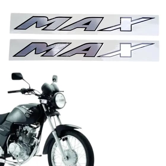 KIT ADESIVOS TANQUE SUNDOWN MAX 125 ORIGINAIS - 2 UND