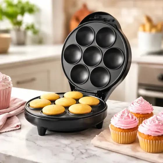 Maquina de Cupcake Maker 1500W Preto 220 Volts