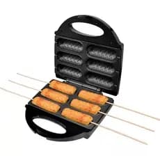 Crepeira Suiço Crepe e Hot Dog 6 Cavidades 220V