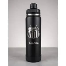 Garrafa Térmica Inox 800ml Personalizada com Nome/Logo Academia Escola Trabalho Quente e Frio