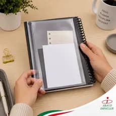 Envelope Canguru PVC Cristal 15x21cm Kit 100 Peças Para Agenda Caderno Planner Solda Eletrônica