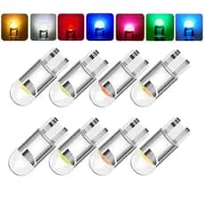 Kit 10x Lâmpadas LED T10 12V – Luz para Placa Painel Interior Carro Moto
