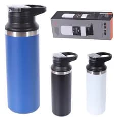 Garrafa Térmica Inox 510ml Squeeze Camping Vedação Água Cafe