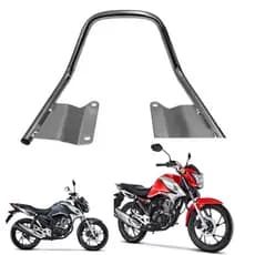 Alça Alcinha Quadrada Alongada Cromada Titan 160 2016 A 2024