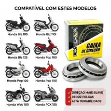 Caixa de Direção Danidrea  Biz / Pop / Web / PCX150