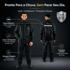 CAPA DE CHUVA DE NYLON (SEM FORRO) - DEFENDER