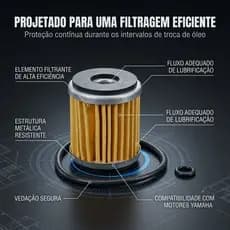 Filtro Óleo Fazer 250 Lander Teneré YZ250 Proteção Motor