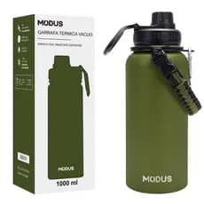 MODUS Garrafa Térmica Esportiva De Aço Inoxidável Com Isolamento A Vácuo De 1000ML