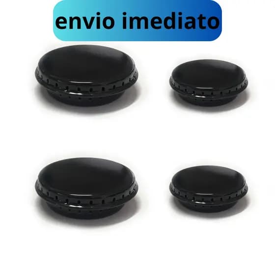 Kit Completo tampas Espalhadores  Tampinhas Fogão Esmaltec Safira/Hawai