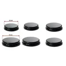 6 espalhadores Tampas para Boca de Fogão Esmaltec Caribe, 4 pequenas /2 Grandes