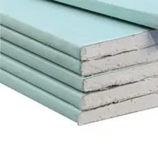 Kit 6 Placa De Drywall RU Verde - Chapa De Drywall Resistente A Umidade - Drywall RU 60cmx60cm