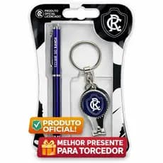 Kit Caneta e Chaveiro Cortador Metal Oficial Remo – Presente Perfeito para Torcedor Remista