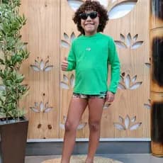 Camisa Infantil UV Proteção Solar FPS 50+ Unissex do 01 ao 12 Anos – Praia, Piscina e Passeios