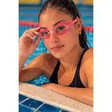 🏊‍♀️ Óculos de Natação Speedo IZY Small Infantil/Juvenil Ajustável Silicone Vedação Confortável Durabilidade Rosa/Azul🏊‍