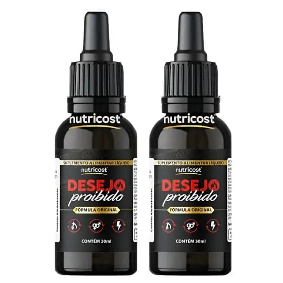 2x Desejo Proibido 30 ml - Suplemento Alimentar