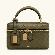 JW PEI Bolsa tecida à mão Novo estilo Bolsa com zíper Moda Popular lancheira Bolsa de ombro moderna