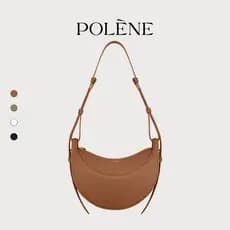 Bolsa feminina crescente 2025 novo estilo bolsa de couro genuíno High-End axila saco mensageiro feminino