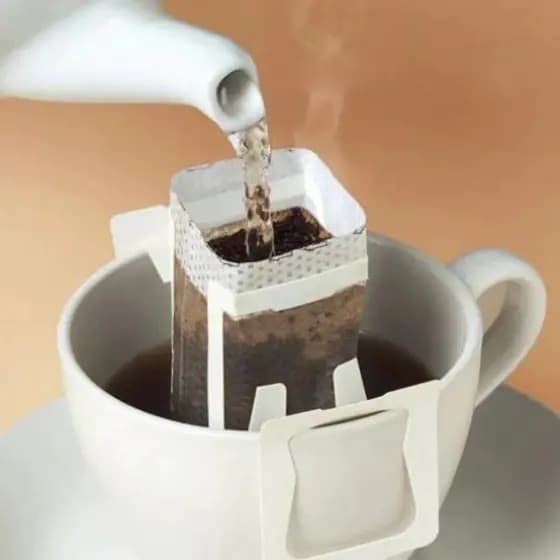 Coador de Café KIT 50 a 150 Descartável Individual Filtro de Papel Portátil com Abas para Dose Única