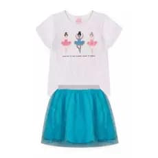 Conjunto blusa + saia